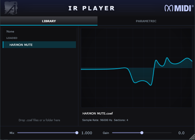 IR Player interface