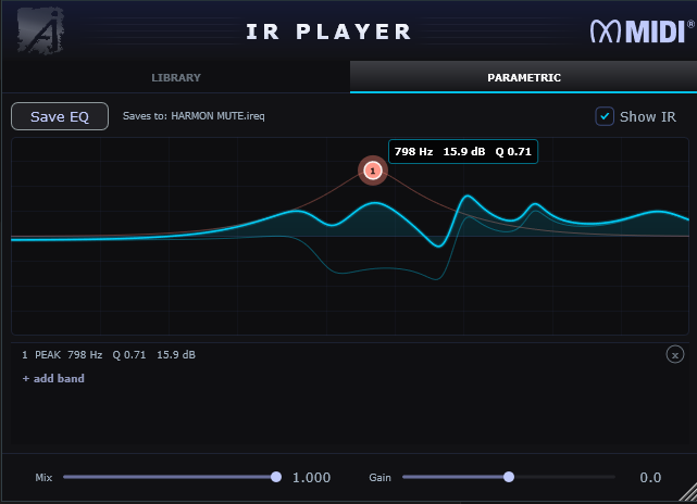 IR Player parametric view