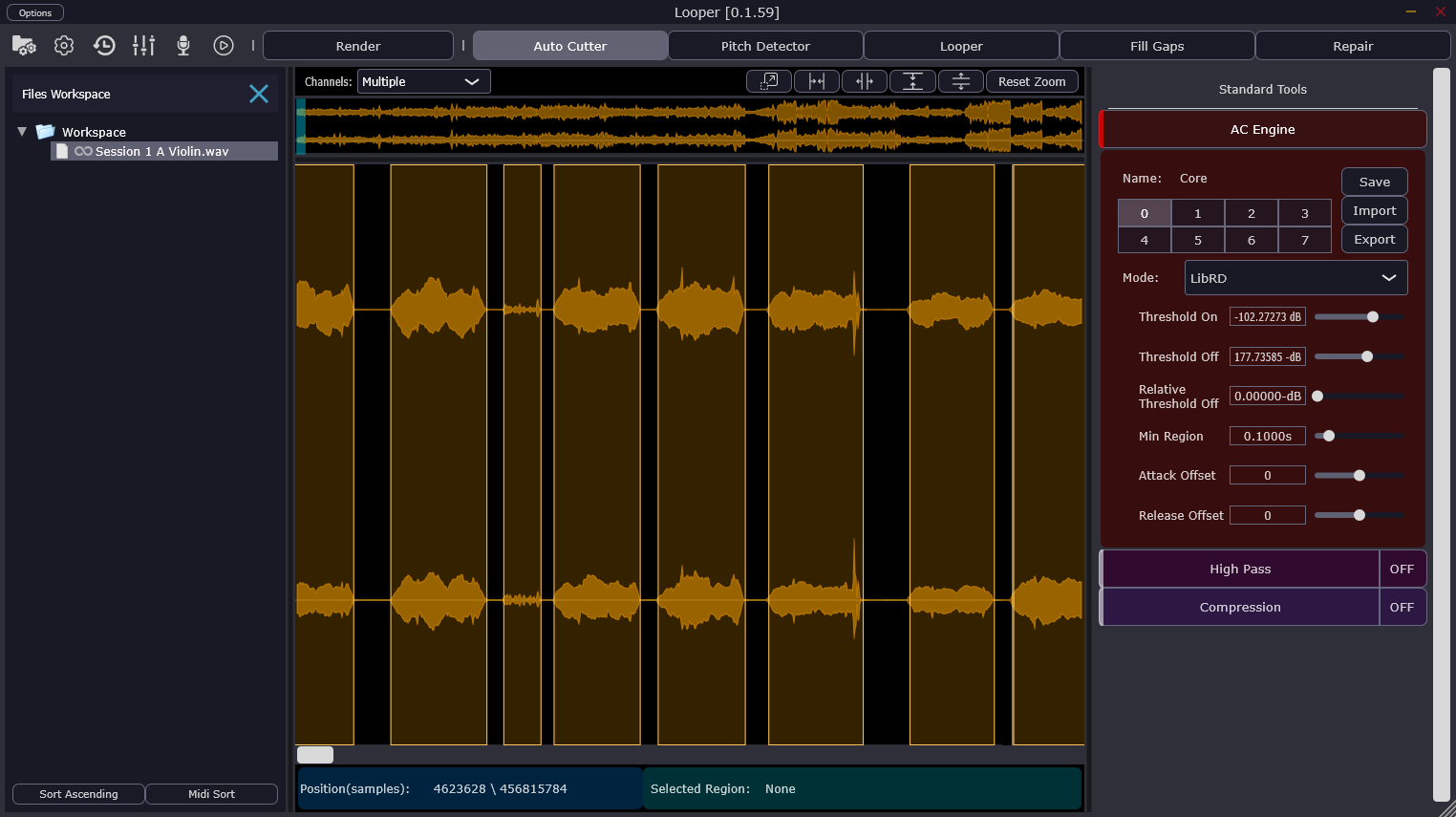 Looper interface